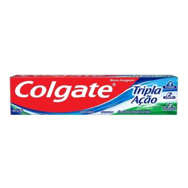 Imagem de Creme Dental Colgate Tripla Ação Hortelã 90g Embalagem com 12 Unidades