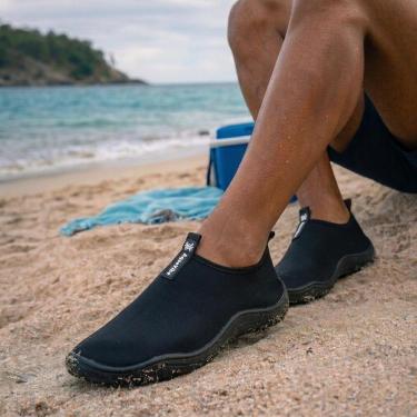 Imagem de Sapatilha Aquática Masculina AquaVibe Neoprene Premium Antiderrapante Confortável e Sec...