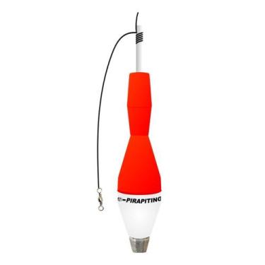 Imagem de Bóia Torpedo Pino Pirapitinga 40g - Jr Pesca, Vermelho
