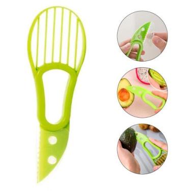 Imagem de Fatiador 2 em 1 Prana para Frutas Legumes e Abacate Cortador Manual Co