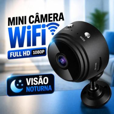 Imagem de Mini Câmera A9 WiFi Full HD 1080p Visão Noturna Sensor Movimento Monit