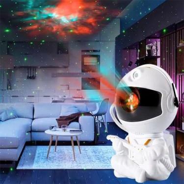 Imagem de Projetor Portátil LED Astronauta Nebulosa Galáxia Estrelada Guitarra B