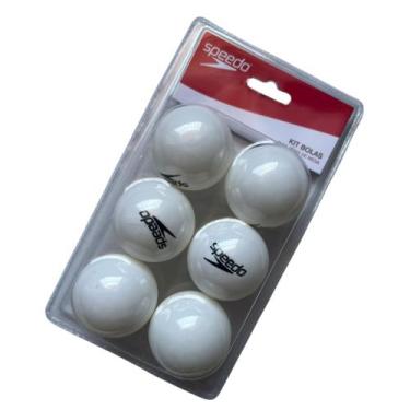 Imagem de Kit Bolas de Tênis De Mesa Speedo Importado Branco -, Branco