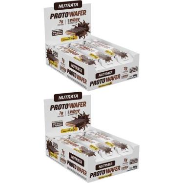 Imagem de Kit 2X Proto Wafer - 12 Unidades De 30g Chocolate - Nutrata
