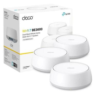 Imagem de Roteador Mesh WiFi 7 TpLink Deco BE22 Router BE3600 Gigabit Dual Band 
