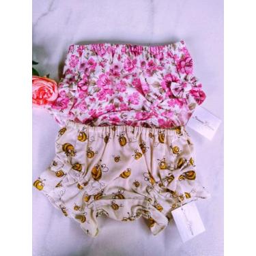 Imagem de Kit Calcinha infantil"Linda" Tamanho P (Chiclete/Abelha) - Savana More