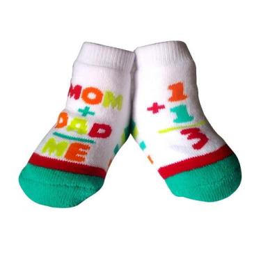 Imagem de Meia Bebe RN Inverno Colorida Puket, Colorido, 0 a 4 Meses
