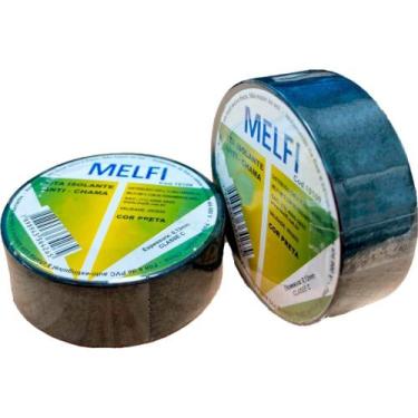 Imagem de Fita Isolante Melfi 5M Preta - Kit C/10 Pecas