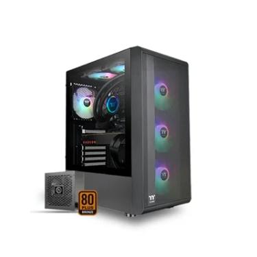 Imagem de Gabinete Gamer Tt S200 TG, Mid Tower, Com Fonte 650W, ARGB, Preto - Ca-3x2-65m1wz-00