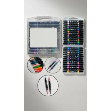 Imagem de Canetinhas Glitter Ponta Dupla 48 Cores - Congratulations Store
