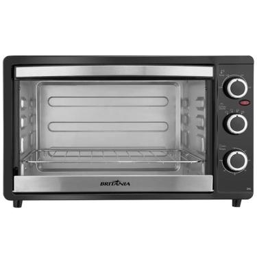 Imagem de Forno Elétrico com Alimentação Elétrica de Bancada BFE41P 36L 1500W com Timer, Grill e Luz Interna Preto 220V