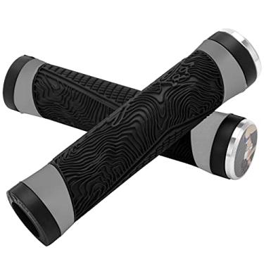 Imagem de Capa de alça de bicicleta, alça de bicicleta antiderrapante MTB Alças de silicone para mountain bike para para amantes do ciclismo de bicicleta para bicicleta(Preto)