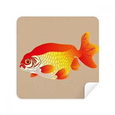 Imagem de Pintura Cultura Japonesa Fisish Gold Glasses Pano Limpador de Tela Tecido Camurça Pacote com 2