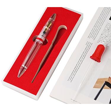 Imagem de Moonman M2 Caneta tinteiro transparente com enchimento de conta-gotas EF/F, Transparent, EF
