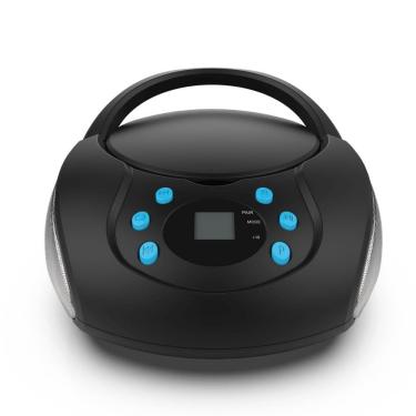 Imagem de Rádio Toca CD Multilaser SP345 Bluetooth Leitor de CD Rádio FM Entrada USB para Pen Drive Auxiliar