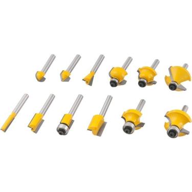 Imagem de Jogo (conjunto) De Fresas Tupia Com 12 Peças Vonder