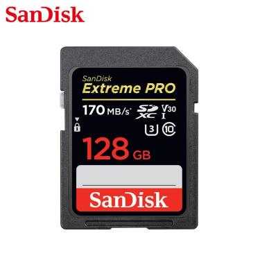 Imagem de Sandisk-cartão de memória sd extreme pro  64gb  128gb  sdhc  sdxc  para câmeras digitais  classe 10