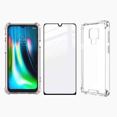 Imagem de Capinha Capa Case  Moto G9 Play + Pelicula 3 D