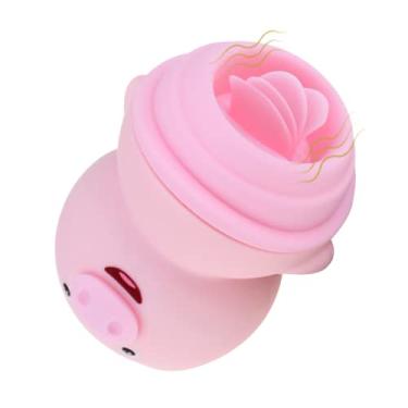 Imagem de Vibrador Feminino Língua Lambedor de Clitóris e Mamilos Massageador de Mamilos Brinquedos Sexuais
