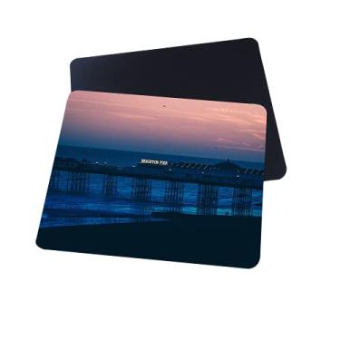 Imagem de Mouse pad 10 peças de sublimação em branco Mousepad para transferência de sublimação impresso com prensa de calor (220 x 180 x 3 mm)