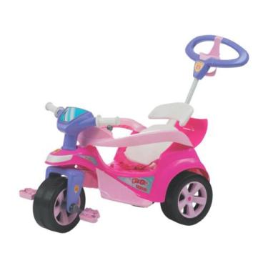 Triciclo Motoca Infantil Xalingo Oncinha Racer C/ Empurrador