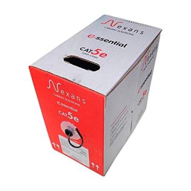 Imagem de Cabo De Rede Cat 5 c/ 305 Metros - Nexans Essential Preto 24 Awg