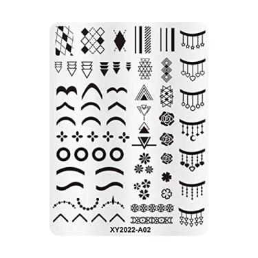 Imagem de Modelo De Transferência De Impressão De Estampagem De Unhas Art Ferramenta De Carimbo De Carimbo De Unha Padrão Para Manicure Home Home Halloween Natal