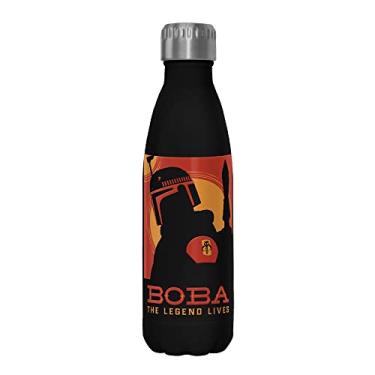 Imagem de Star Wars Garrafa de água de aço inoxidável Boba Fett 482 ml, 482 ml, multicolorida