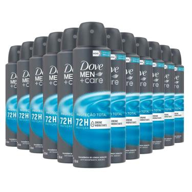 Imagem de Kit Desodorante Aerosol Dove Men Care Cuidado Total 89g/150ml - 12 Unidades