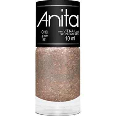 Imagem de Anita Esmalte Chic Cosméticos Glitter Nude