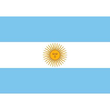 Imagem de Bandeira Argentina Estampada uma face - 0,70X1,00m
