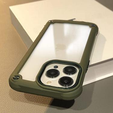 Imagem de Estojo de telefone blindado transparente à prova de choque para iPhone 13 11 12 Pro Max XS Max 7 Plus XR X 13Pro 14 Capa traseira rígida transparente para PC, T2, para iPhone 13 Pro