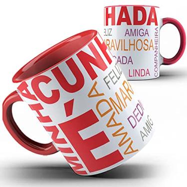 Imagem de Caneca xicara Minha Cunhada É (Vermelha)