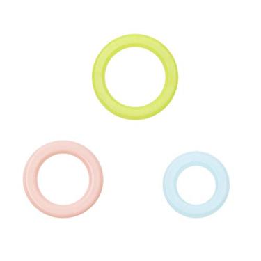 Imagem de Marcador de tricô de 300 peças Mini Skater Marcador de pontos Marcadores de crochê Marcador de pontos coloridos Plástico Liso Redondo Tamanho Sortido Cor Aleatória