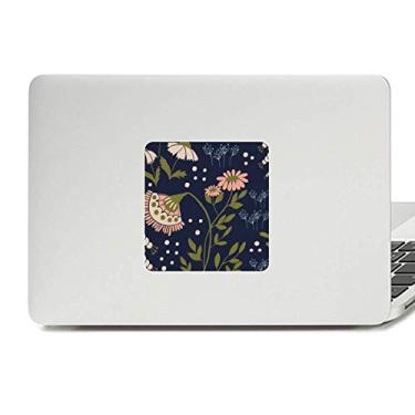 Imagem de Adesivo de vinil para laptop e decoração de PC rosa com flores selvagens