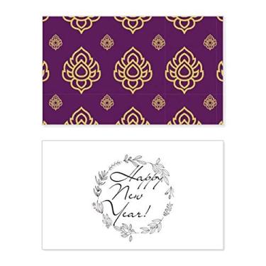 Imagem de Kingdom Golden Purple Art Ilustration New Year Festival Greeting Card Bless Message Present