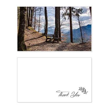 Imagem de Cenário florestal ciência natureza cartão de agradecimento aniversário aniversário lembrança casamento agradecimento