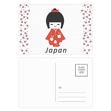 Imagem de Cartão postal tradicional japonês, brinquedo de menina de Natal, Natal, celebração, cartão postal de bênção
