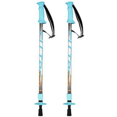 Imagem de Bastões de caminhada infantis ajustáveis – 58 – 94 cm – Bastões de caminhada telescópicos leves e dobráveis para escaladas, pacote com 2