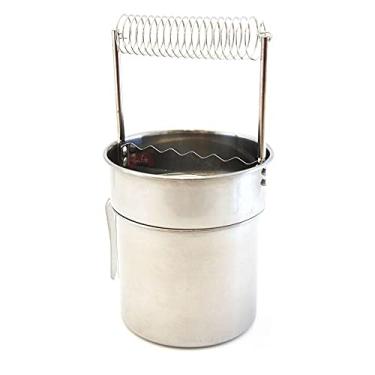 Imagem de Balde Lava Pincel Inox 9 cm Diâmetro Ref.15060 Keramik