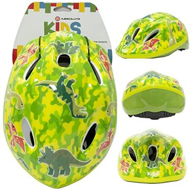 Imagem de Capacete Ciclismo Absolute Kids Shake (Small, Verde Dino)