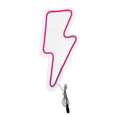 Imagem de Painel Luminoso Letreiro Criativo RAIO - Neon LED Rosa