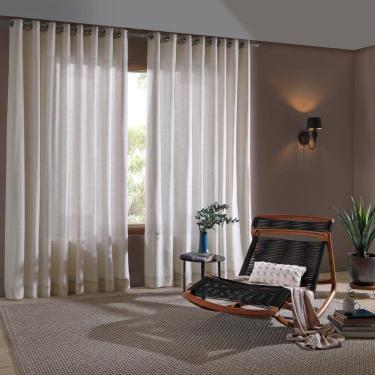 Imagem de Cortina Sala Quarto Monaco Duplex Bella Janela 3,00m x 2,30m