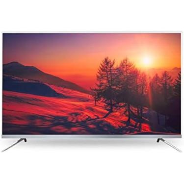 Imagem de TV Ultra HD 4K+HDR De 32 Polegadas, Smart TV, WIFI, HDMI, USB, Alto-falante Frontal Independente, Controle De Voz, Borda Estreita De Metal, Adequado Para Hotel, Quarto,Tela Perfeita Super Verde De