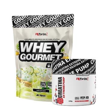 Imagem de Whey Protein Gourmet Refil 907g + Creatina Extreme Pump Elite Series 150g - FN Forbis Nutrition (Torta de Limão)