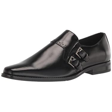 Imagem de STACY ADAMS Mocassim masculino Kilgore Double Monk Strap, Preto, 44