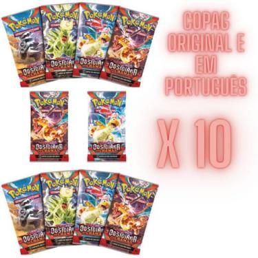 Pokémon Booster Obsidiana Em Chamas Original Copag