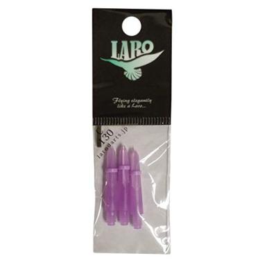 Imagem de Conjunto de 3 eixos de dardos LStyle LARO de plástico durável para qualquer voo de dardos, 130 Milky Purple, 130 Extra Short