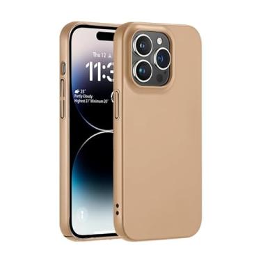 Imagem de LXURY Capa magnética para iPhone 15 Pro Max/15 Pro/15 Plus/15, capa ultrafina à prova de choque, suporta carregamento sem fio, capa de telefone antiimpressões digitais, G, 15 Plus