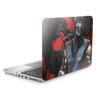 Imagem de Skin Adesivo Protetor Para Notebook 15 Wide Subzero Mk Mortal Kombat B